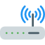 Wifi router emiting signals