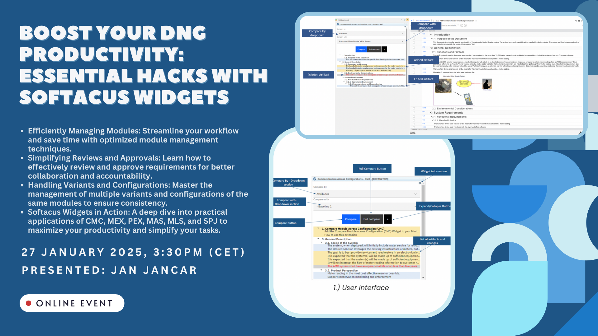 Webinar DOORS NG widgets