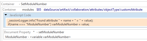 Javascript Code element used in RPE