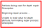 Error - Unable to read value for depth attribute, terminating repair process: description