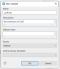 Define name, description, default value, access and central library variables